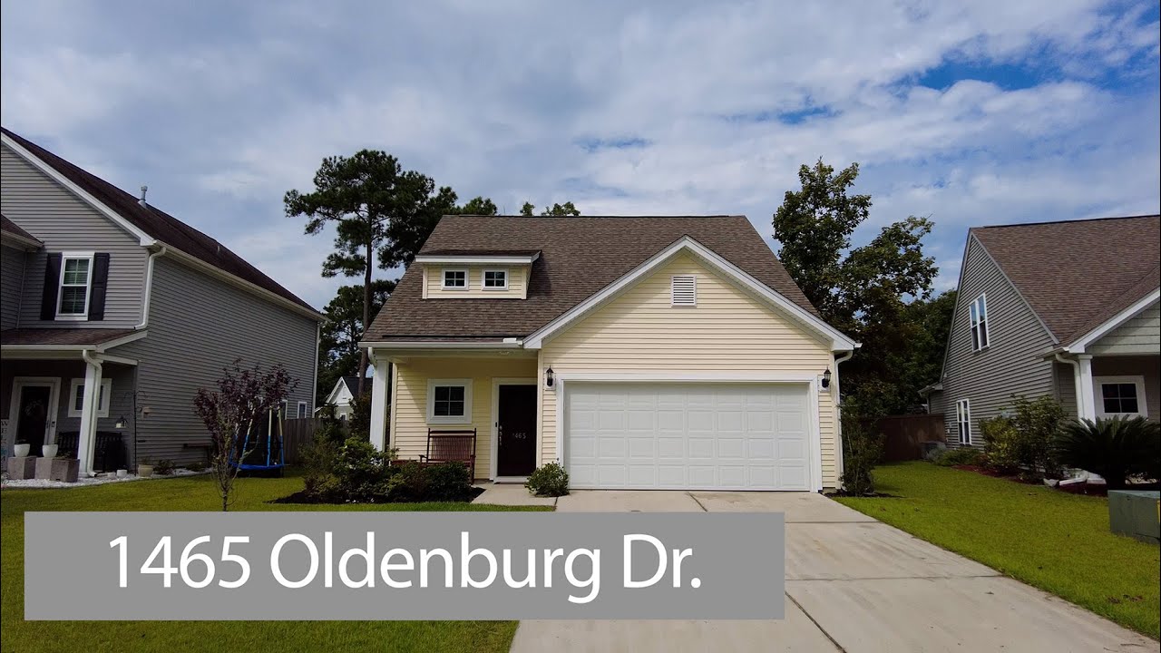 1465 Oldenburg Dr, Mount Pleasant sC YouTube