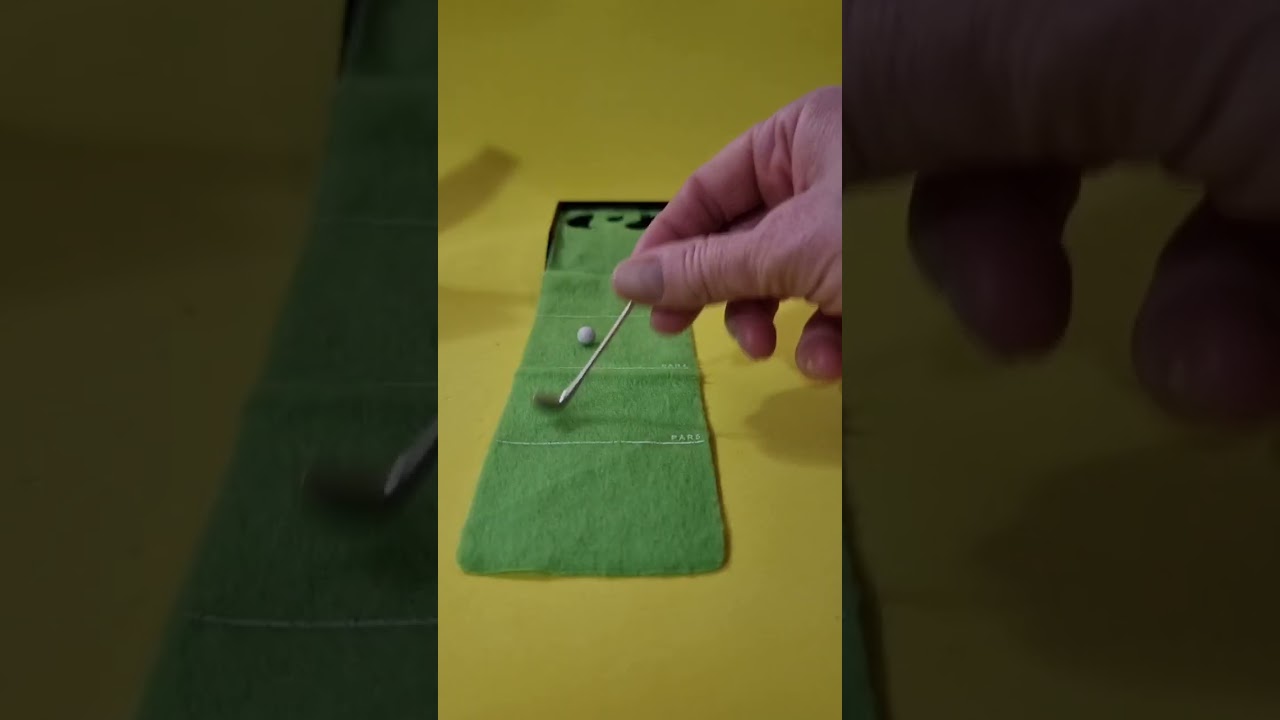 ASMR Tiny Desktop Golf⛳