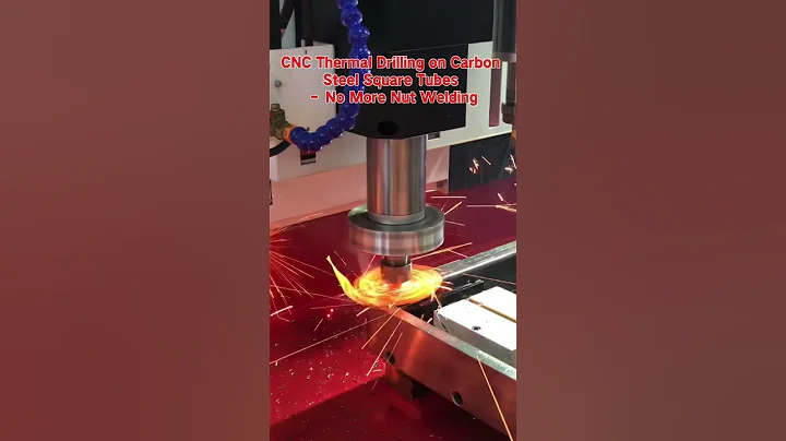 Nut-Free Solution: Friction Drilling and Tapping on Square Steel Tubes #flowdrill #thermaldrill