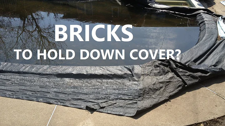 The Risks of Using Bricks to Secure a Pool Cover