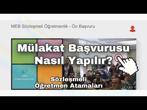 2023 MEB Mülakat Ön Başvuru Nasıl Yapılır? | Uygulamalı Detaylı Anlatım