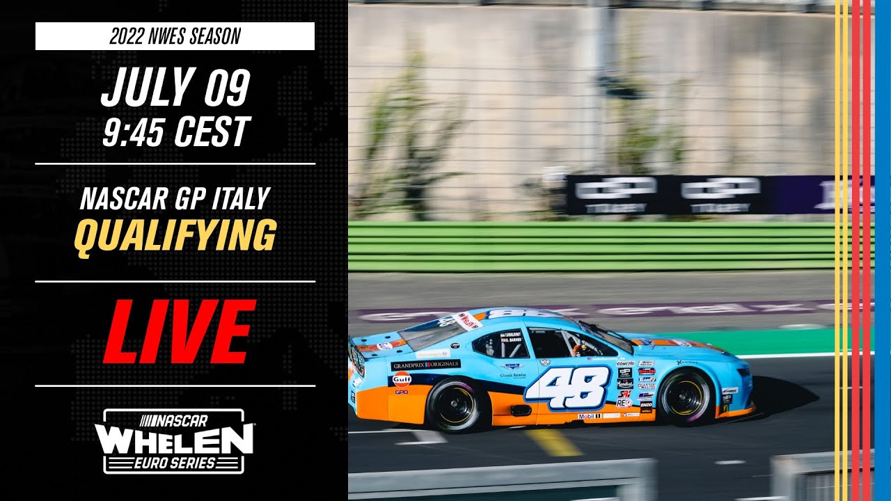 LIVE Qualifying EuroNASCAR PRO and EuroNASCAR 2 NASCAR GP ITALY 2022