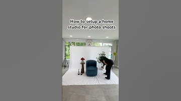 Transform Your Space: Easy Home Photo Studio Setup in Minutes! #photographytips  #StudioSetup