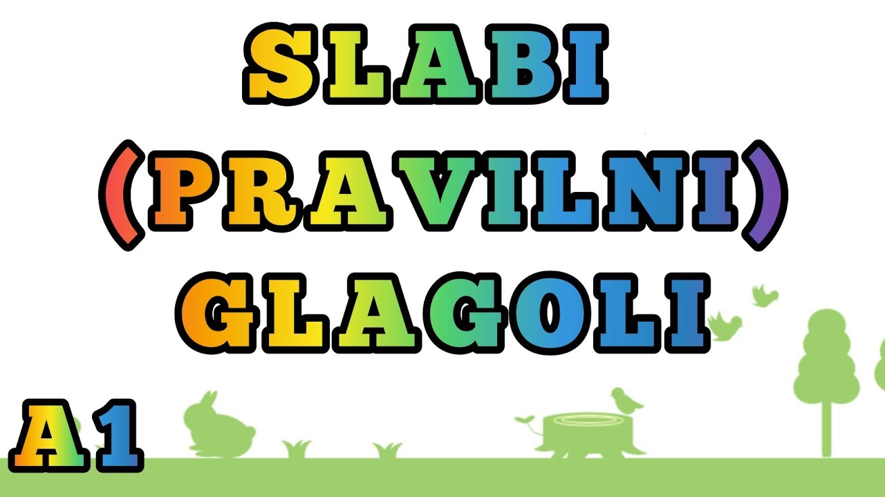A1 LEKCIJA 29 ● Slabi(pravilni) glagoli u nemackom jeziku