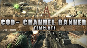 Call of Duty: Channel Banner Template (Speed Art)