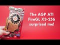 The ati firegl x3256 radeon x800 pro agp equivalent