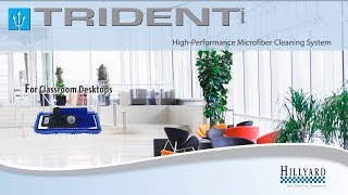 Cleaning Classroom Desktops with Trident Microfiber