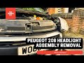 Peugeot 208 Headlight Assembly Removal Step By Step Guide 