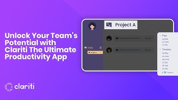 Productivity App Smarts | How Clariti Makes Work Truly Effortless
