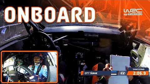 Shakedown Onboard Tänak | WRC Rally Chile Bio Bío 2025