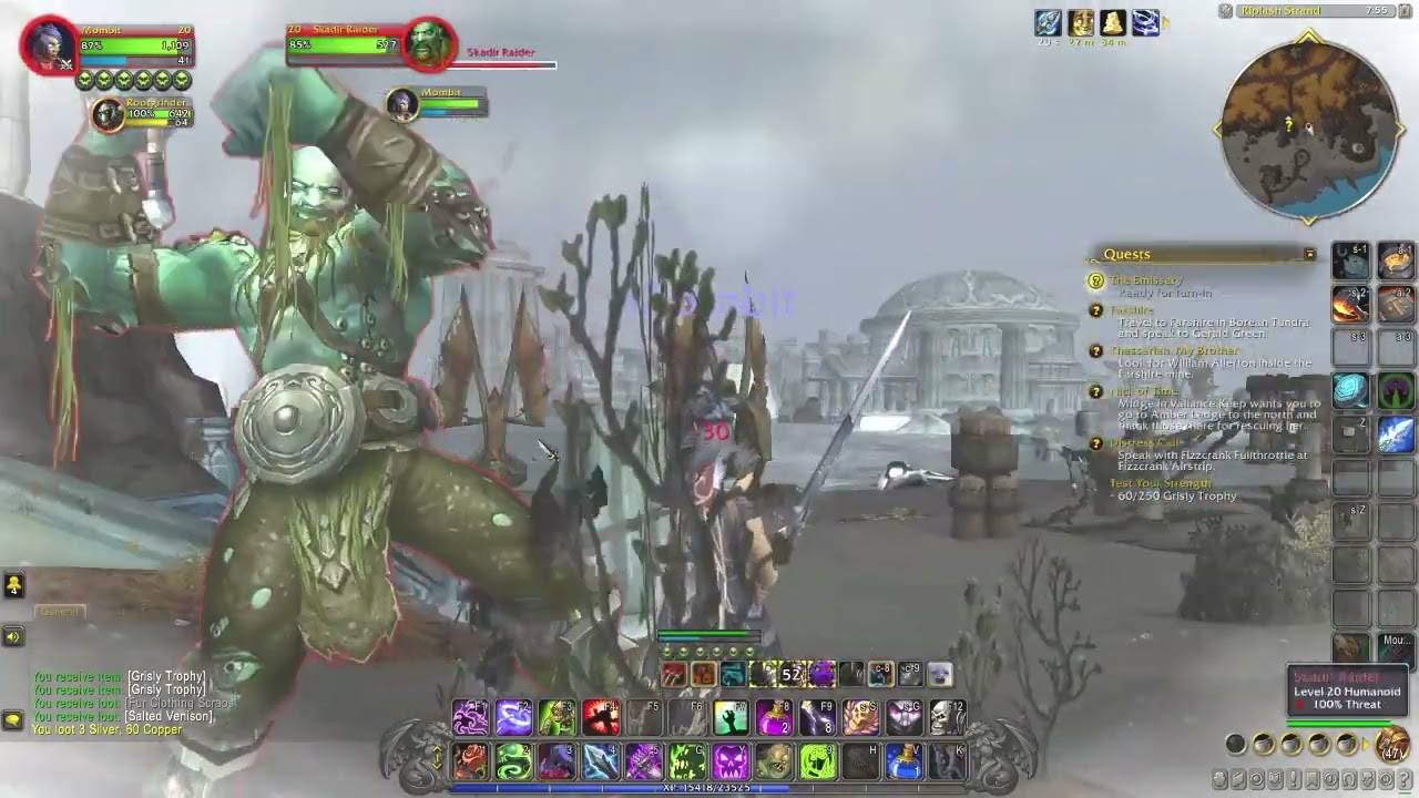 Human DK, Farshire, Res Sickness-oops