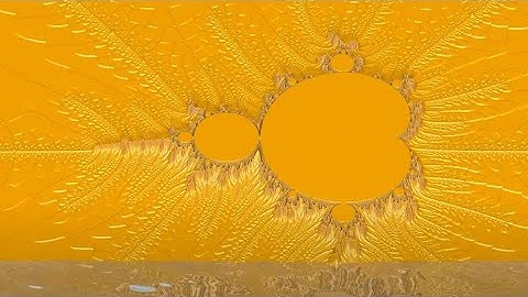 Golden Mandelbrot Zoom