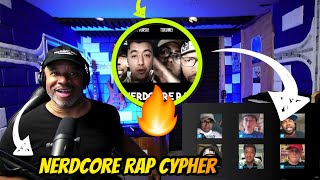 Nerdcore Rap Cypher - Adam Purski ft. NemRaps, Mat4Yo, Tokumei, GameboyJones - Producer Reaction