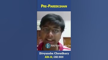 Pre-Pareekshan - All India Open Mock Test Series #upsc #shortsvideo