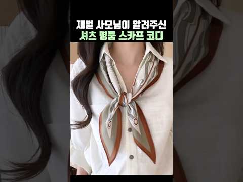 재벌 사모님이 알려주신 셔츠 명품 스카프 코디 thumbnail