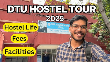 DTU Boys Hostel Tour 2025 | MBA,M.tech & B.tech Hostel rooms | Fees, Mess Hostel life #dtu #jee #mba