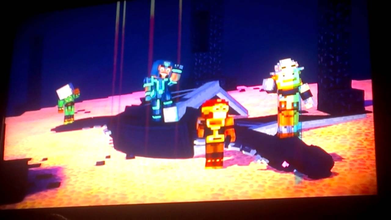 Minecraft Story Mode Ninja squash style