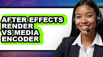 After Effects Render vs Media Encoder 2025 Comparison