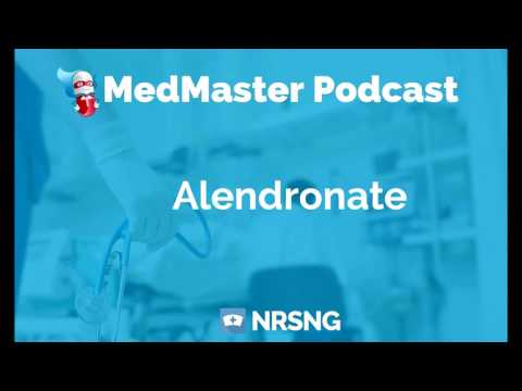 Alendronate Nursing Considerations, Side Effects and Mechanism of Action Pharmacology for Nurses