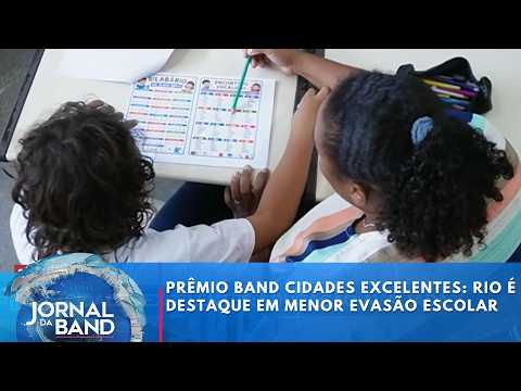 Band Excellent Cities Award: Rio stands out in reducing school dropout rates | Jornal da Band