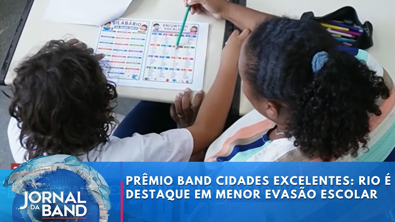 Prêmio Band Cidades Excelentes: Rio se destaca na redução da evasão escolar | Jornal da Band