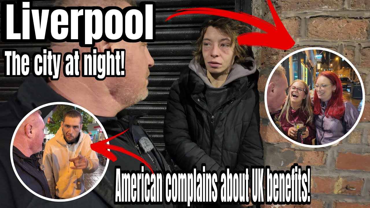 ЛИВЕРПУЛЬ — У нас здесь лучший кряк! Молодая девушка бездомная в 21 год! Американец жалуется на с...