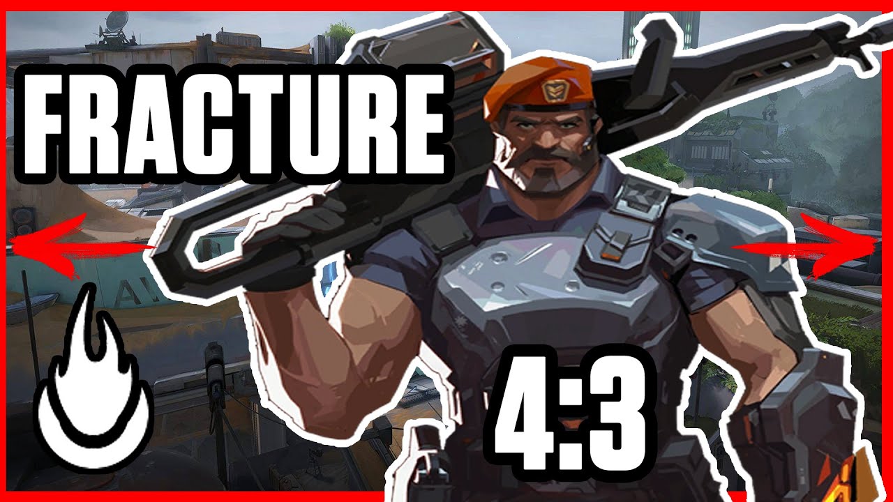 BRIMSTONE MOLLY LINEUPS on FRACTURE at 43 ar widescreen VALORANT