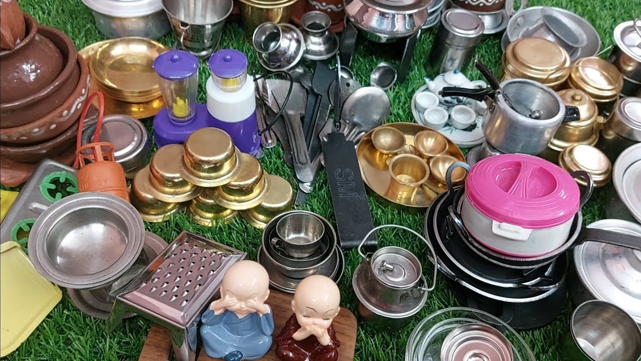 Miniature Mini  Kitchen Utensils 🍽️|| Miniature Real Working Kitchen Set|| 