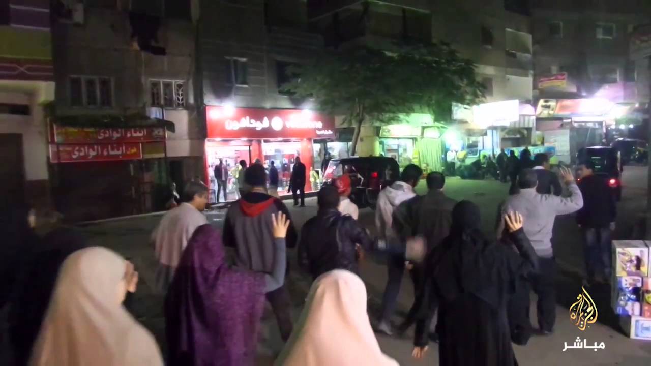 #شاهد .. مسيرة مناهضة للانقلاب العسكري بشبرا الخيمة 12-1-2016