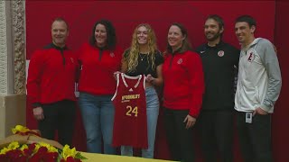 Boise's Avery Howell presented jersey for McDonald's All American Game