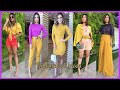 OUTFITS CASUALES Y ELEGANTES DE MODA Y TENDENCIA USANDO EL COLOR AMARILLO 2020