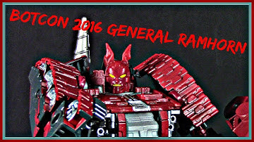 Botcon 2016 || Combiner Wars: Dawn Of The Predacus - General Ramhorn