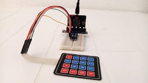 Using the 4×4 Matrix Keypad with Micro:bit
