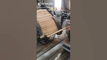 Auto loading unloading cnc wood turning lathe
