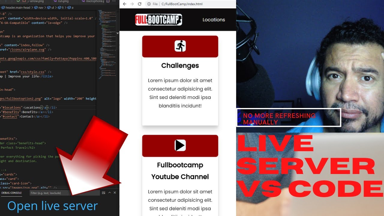 Live Server Extension in Visual Studio Code | Automatically Reload 2022 ...