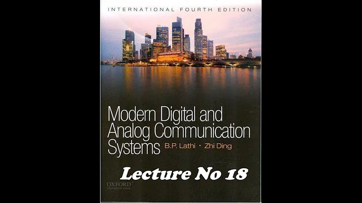 Modulation | DSB-SC Amplitude Modulation | Communication Systems - Lecture No 18