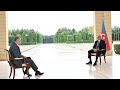 İlham Əliyev Türkiyənin “TRT Haber” televiziya kanalına müsahibə verib