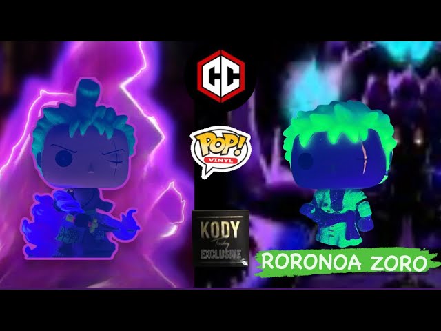 Roronoa Zoro with Enma Glows in the dark complete set of Funko Pops