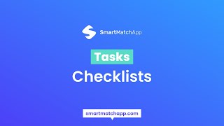 Checklists in SmartMatchApp