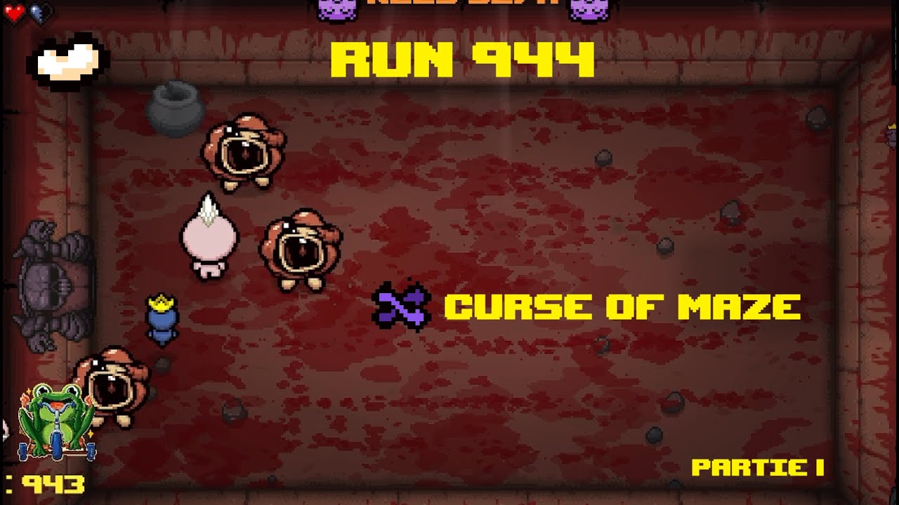 Run 944 Eden 4 Goals (B) TERRIFIANTE Curse of Maze ça peut troll !!! (Partie 1)