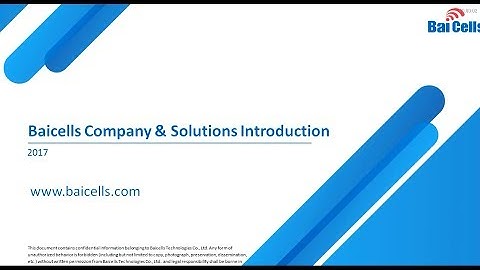 Baicells Company and LTE Solutions Introduction