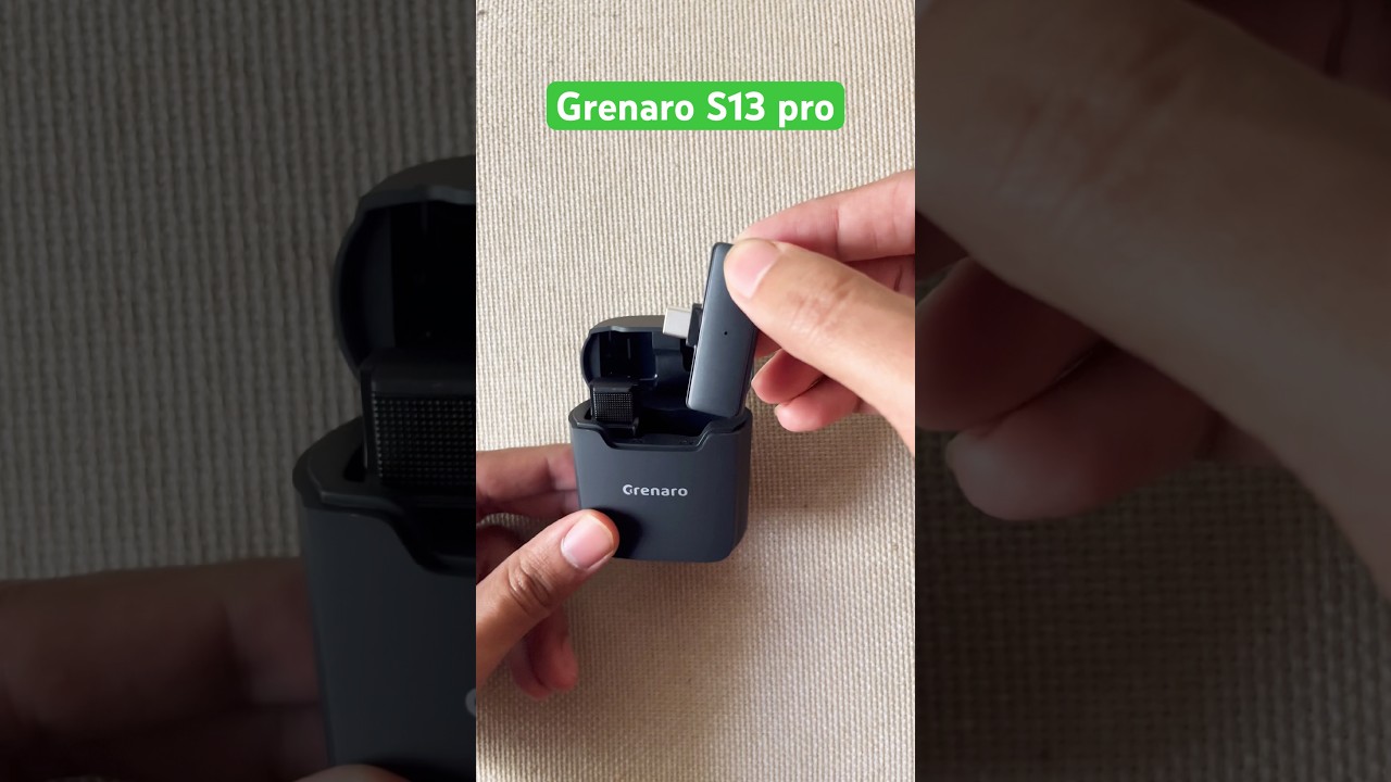 Беспроводной микрофон Grenaro S13 Pro 🎙️ Лучший микрофон для YouTube ✅ 3 функции шумоподавления #...