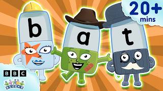 Let's Learn Halloween CVC Words | Halloween Cartoons | Learn to Read & Spell for Kids | Alphablocks