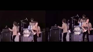 The Beatles - Twist and Shout (Quality And Alternate Angle Comparison Shea Stadium, August 1965