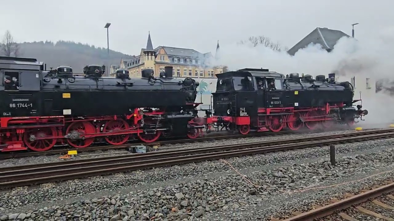IGE Sonderzug mit 2x 86 auf der EAB am 14.2.2026
