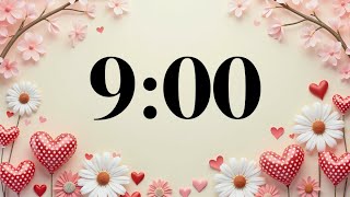 9 Minute Valentine’s Day Classroom Timer 💕 February Focus with Fun Background & Acoustic Jazz Music
