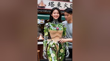 Chermoula Sauce Dispenser Robot, in Service #futuristic #robot #technology #humanoid #AI