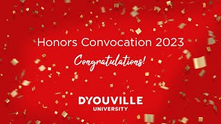 2023 D'Youville Honors Convocation
