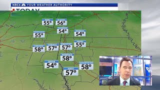 A rainy and chilly Friday, changing weather this weekend