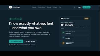 Ethical Ledger | Ethical Loan & Debt Tracker | 3MTT Capstone Project